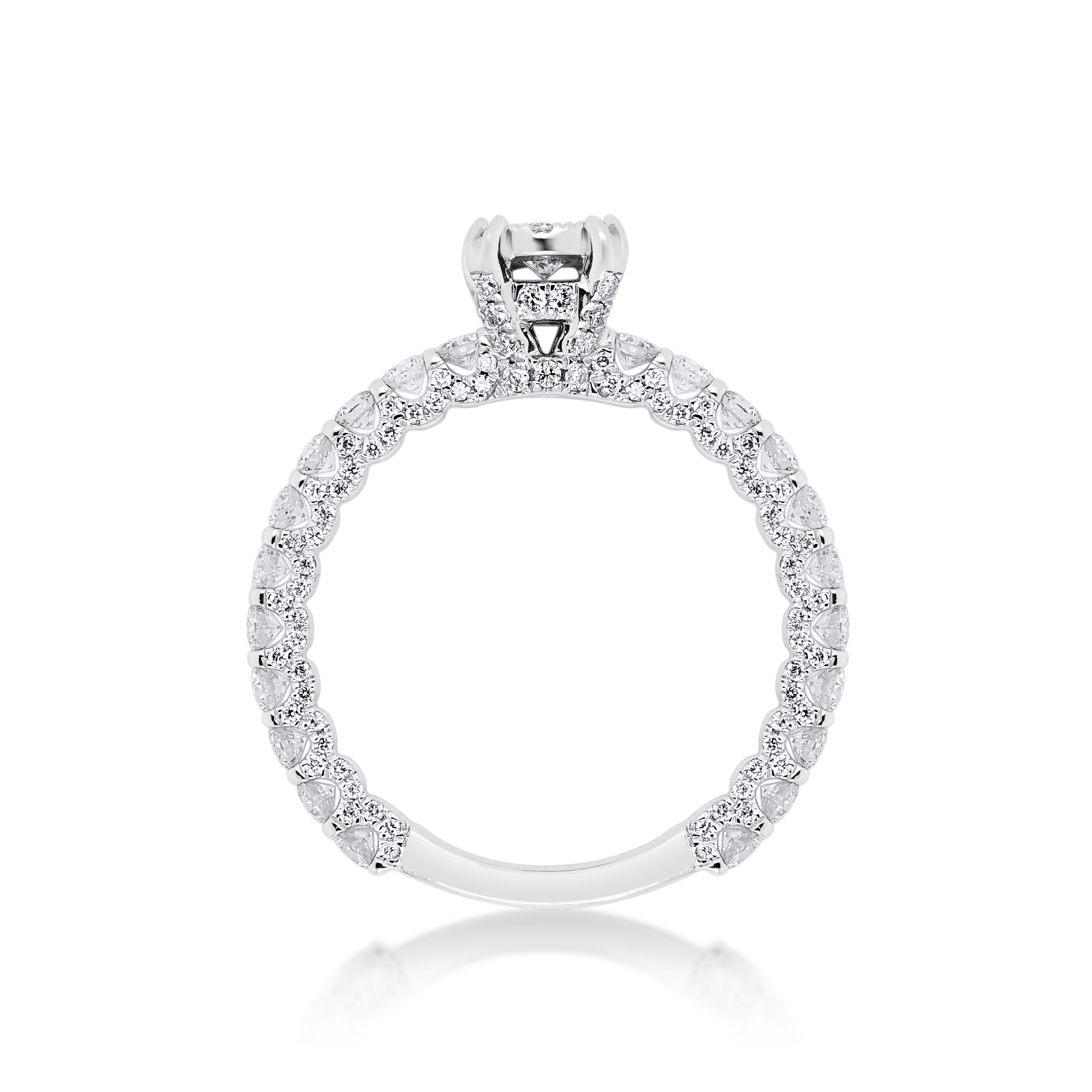 Diamond Ring 1.17 ct. 14K White Gold
